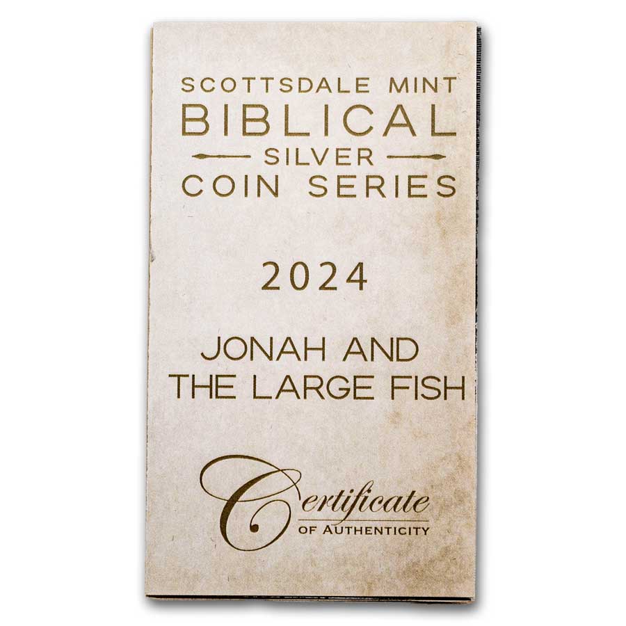 2024 2 oz Silver Coin - Biblical Series (Jonah & the Large Fish)
