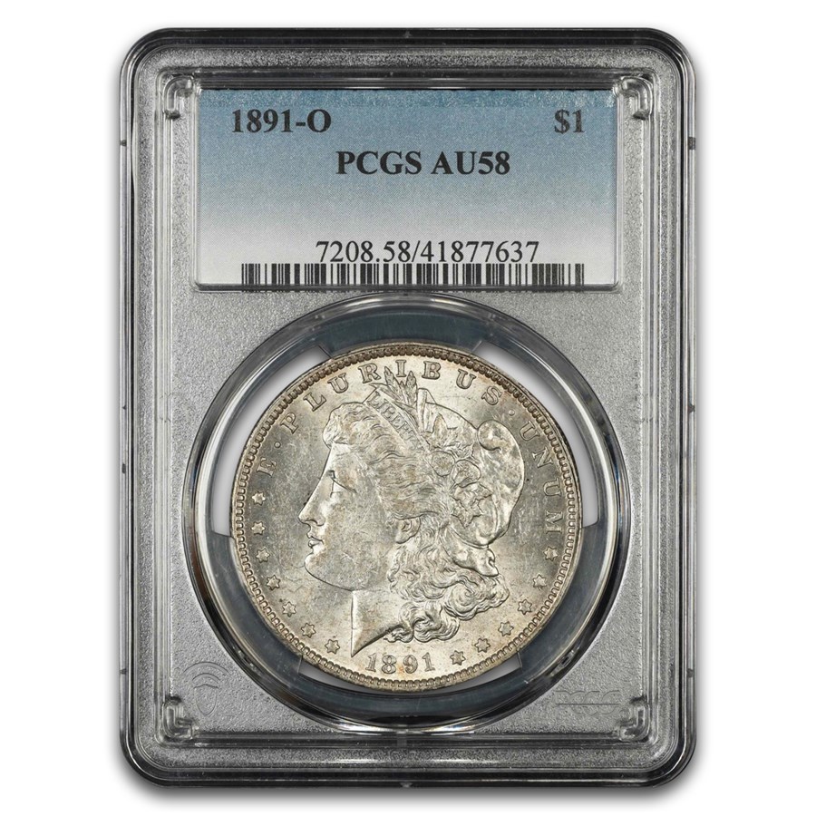 1891-O Morgan Dollar AU-58 PCGS