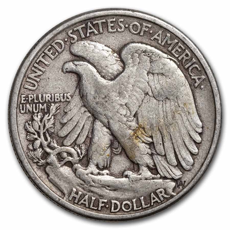 1942 Walking Liberty Halves 20-Coin Roll Avg Circ