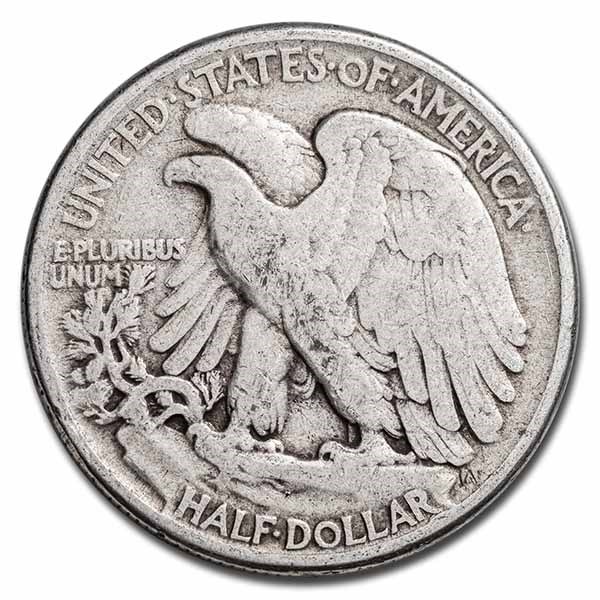 1945 Walking Liberty Halves 20-Coin Roll Avg Circ
