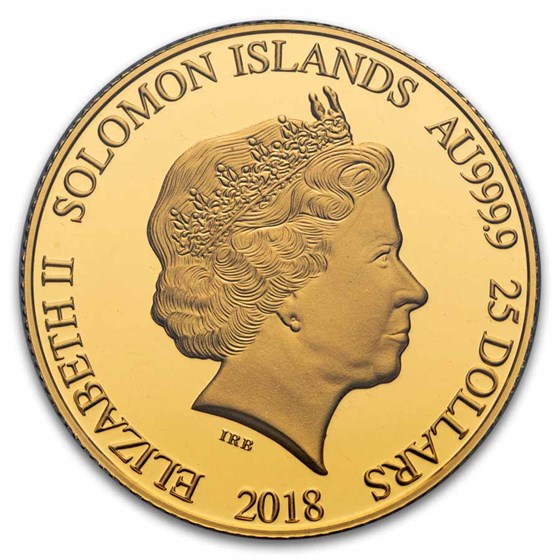 2018 SI 1/4 oz Gold $25 British Museum - Greek Helmet