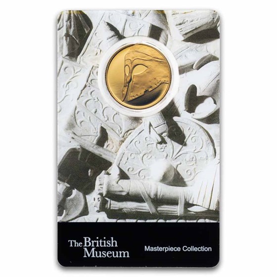 2018 SI 1/4 oz Gold $25 British Museum - Greek Helmet