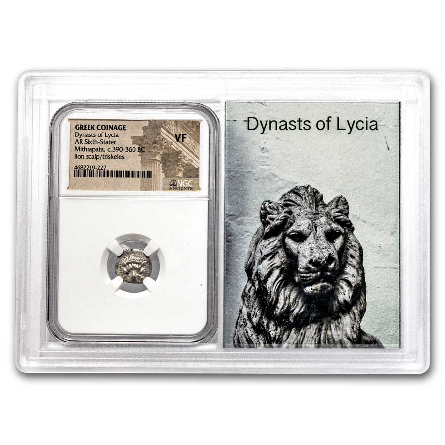 Dynasts of Lycia Silver Sixth-Stater (390-360 BC) VF NGC (Vault)