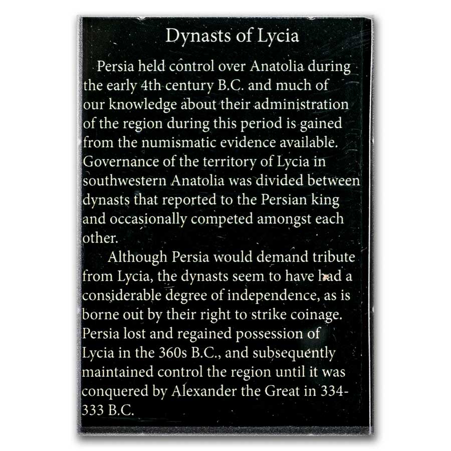 Dynasts of Lycia Silver Sixth-Stater (390-360 BC) VF NGC (Vault)
