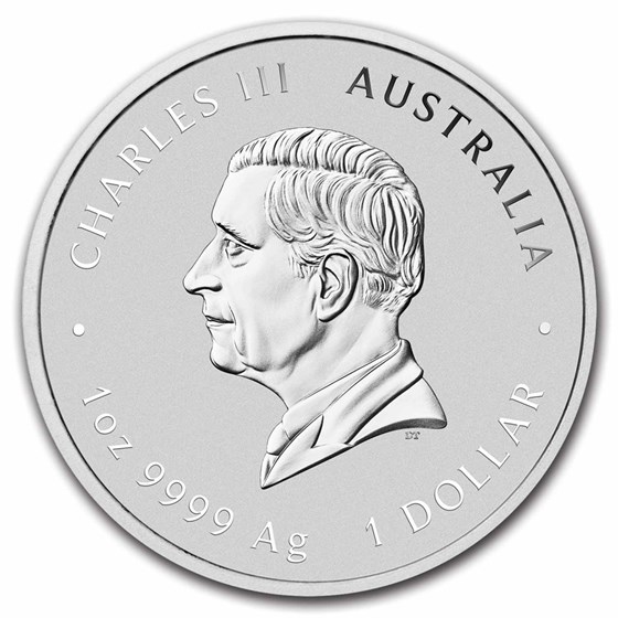2025 Australia 1 oz Silver Lunar Snake (Gilded, w/Box &amp; COA)