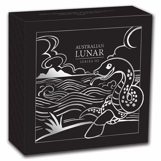 2025 Australia 1 oz Silver Lunar Snake Proof (HR, Box &amp; COA)