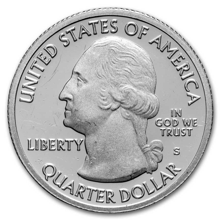 2017-S ATB Quarter Ellis Island Monument Proof (Silver)