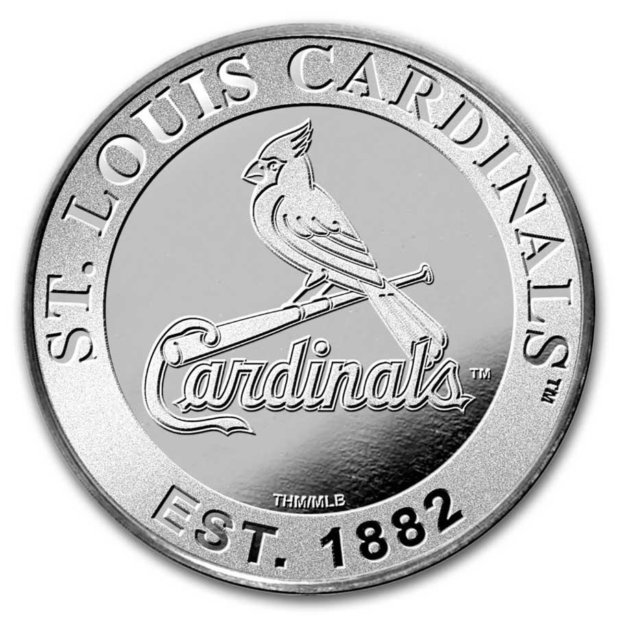 MLB St. Louis Cardinals 1 oz Silver Round