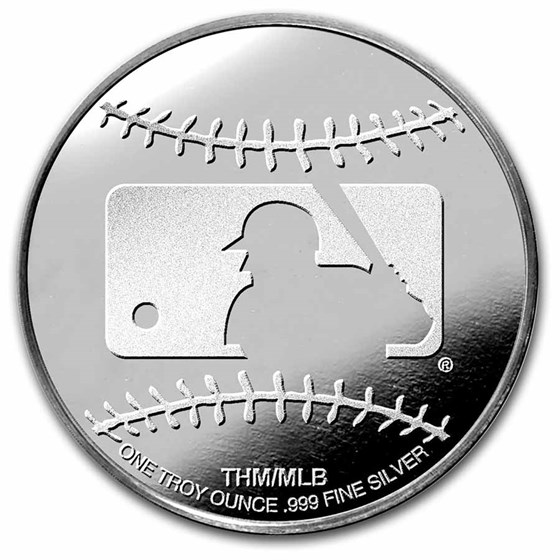MLB Los Angeles Dodgers 1 oz Silver Round (w/Box)
