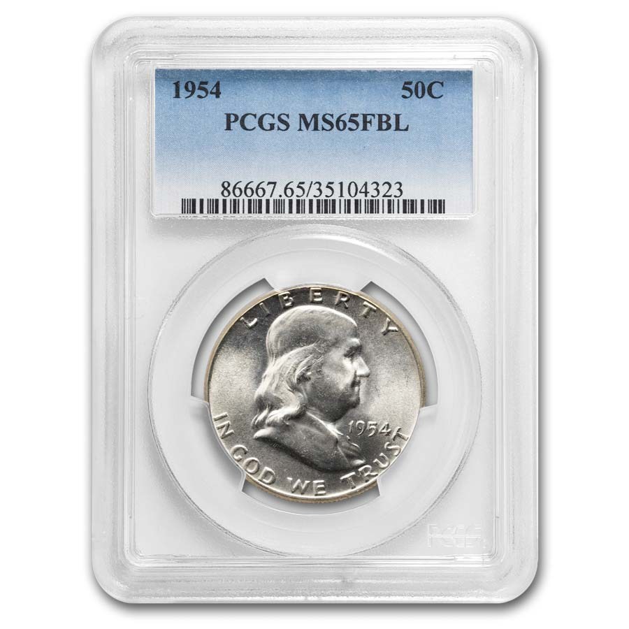 1954 Franklin Half Dollar MS-65 PCGS (FBL)