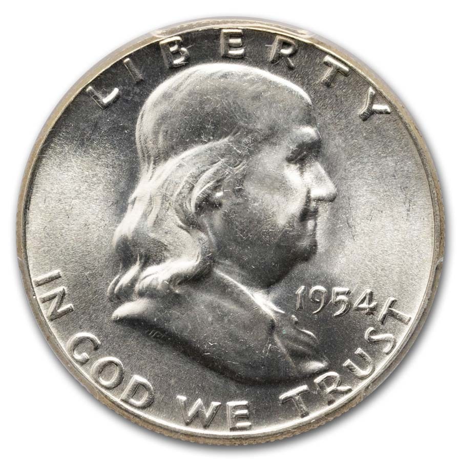 1954 Franklin Half Dollar MS-65 PCGS (FBL)