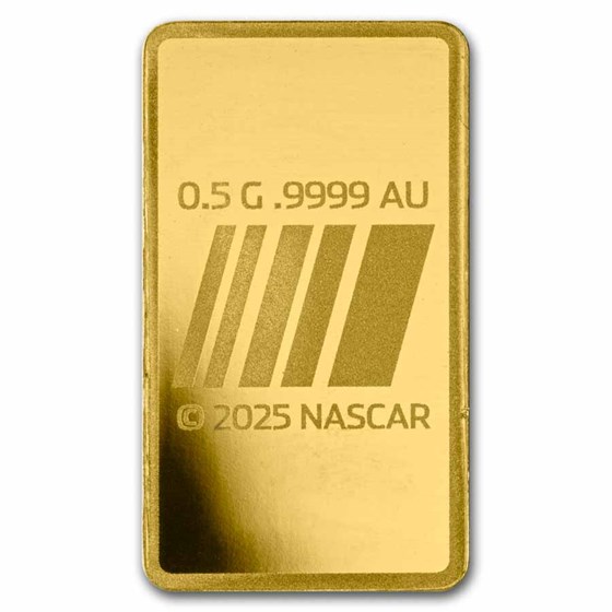 1/2 gram Gold Bar - NASCAR Racing