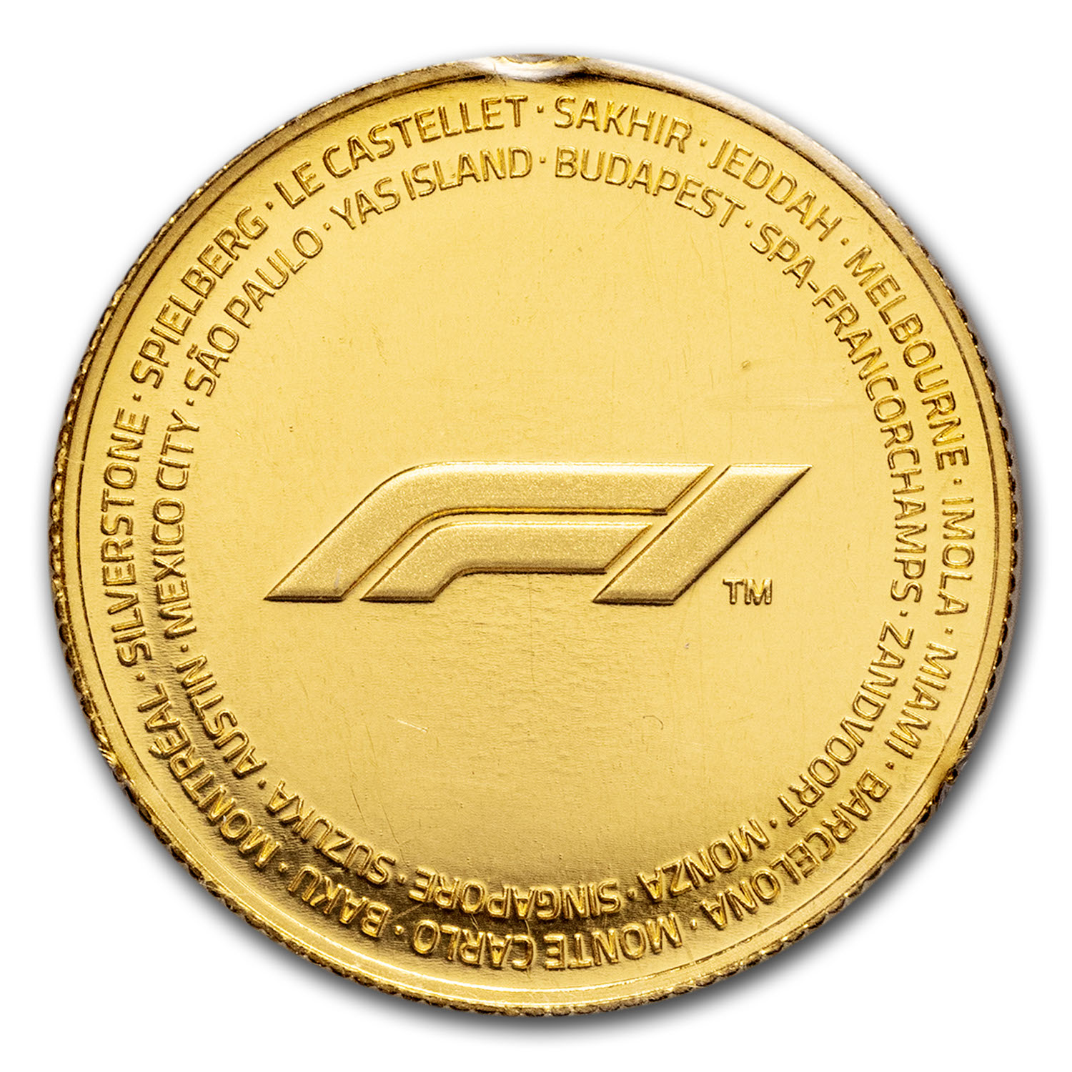 2022 1/4 oz $25 SI Gold Formula 1® Championship (In Assay)