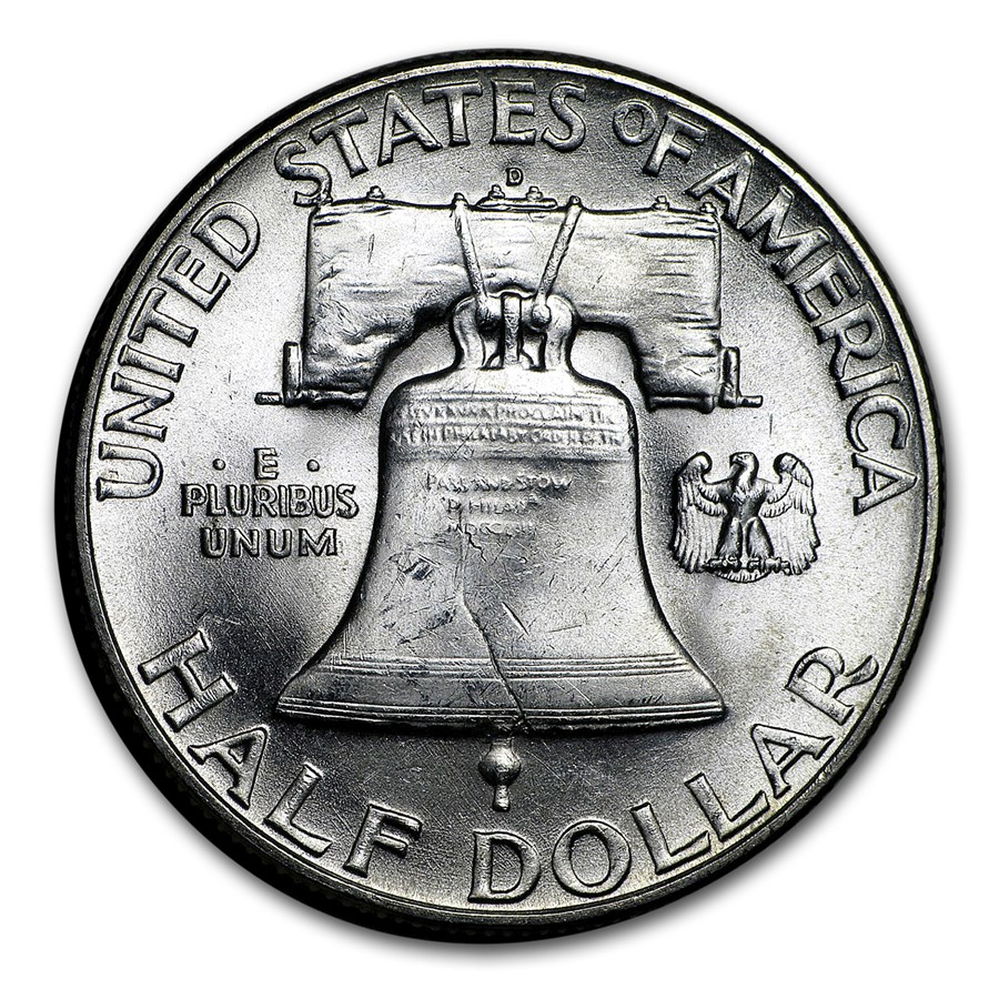1950-D Franklin Half Dollar BU