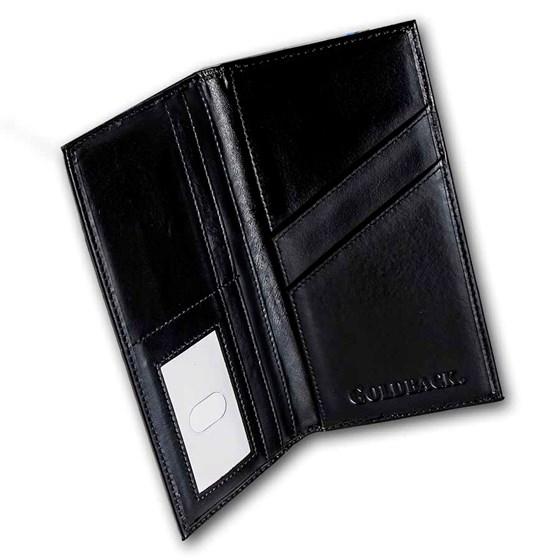 Goldback Leather Wallet - Black