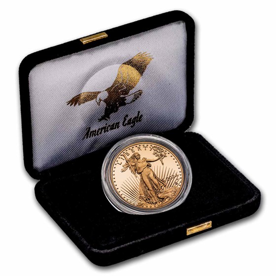 2024-W 1 oz Proof American Gold Eagle (w/Box &amp; COA)