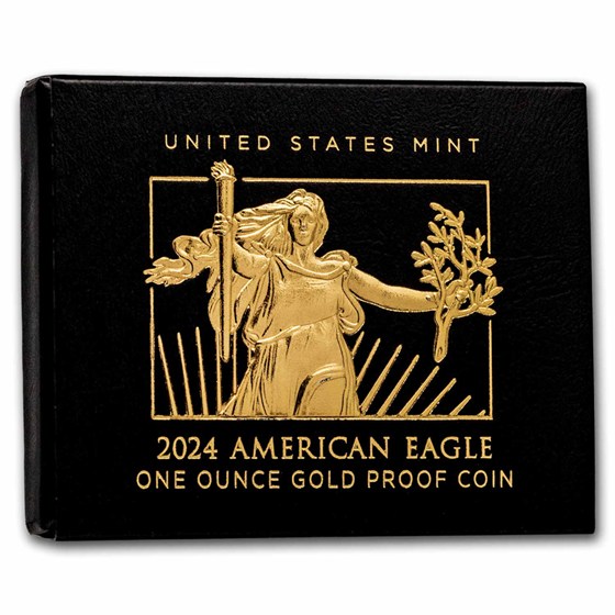 2024-W 1 oz Proof American Gold Eagle (w/Box &amp; COA)