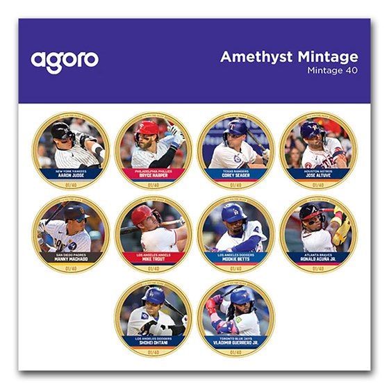 2024 Niue MLB Mint Trading Coins Mystery Set - Sealed