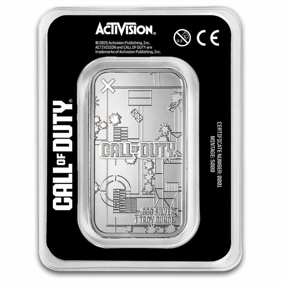 1 oz Silver Call of Duty™ Gingerbread Ghost