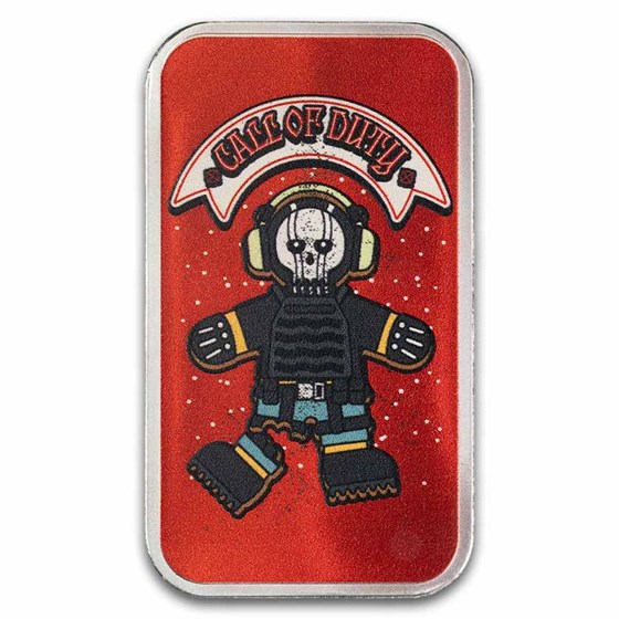 1 oz Silver Call of Duty™ Gingerbread Ghost