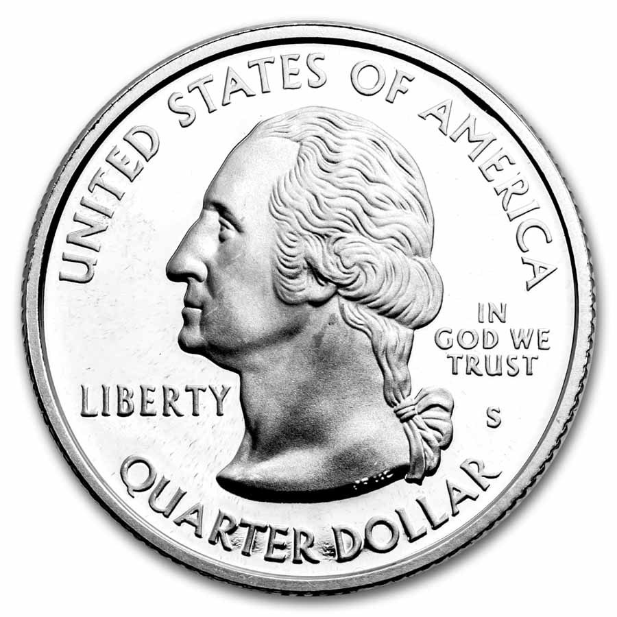 2008-S Alaska State Quarter Gem Proof 40-Coin Roll (Silver)
