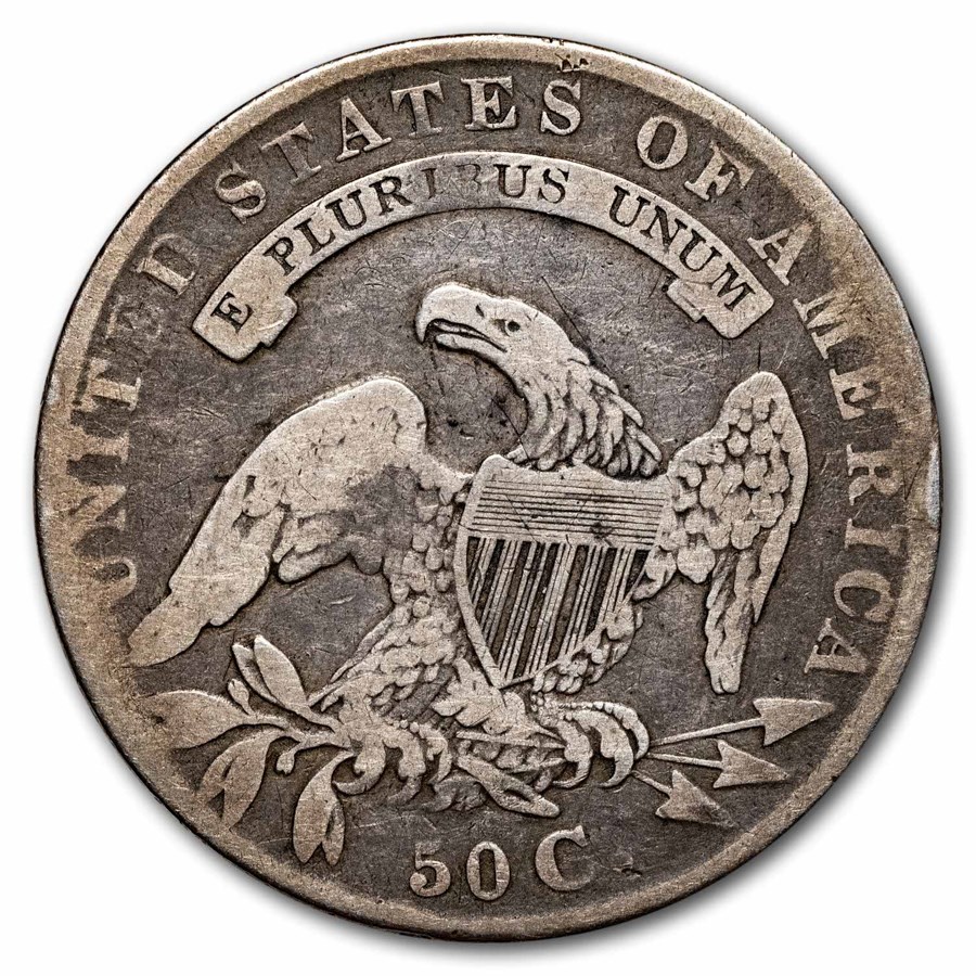 1834 Bust Half Dollar Fine (Lg Date, Lg Letters)