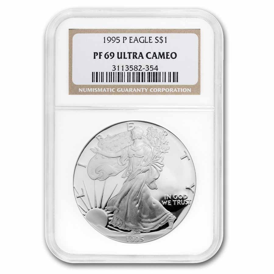 1995-P Proof American Silver Eagle PF-69 NGC
