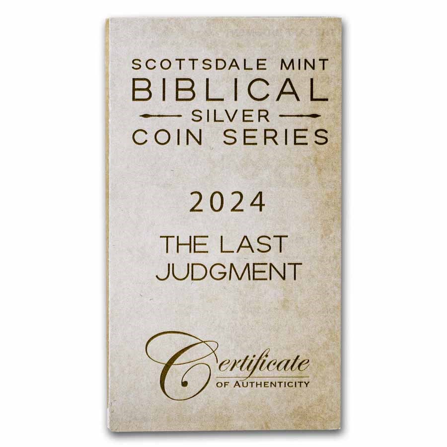 2024 2 oz Silver Coin - Biblical Series (The Last Judgement)