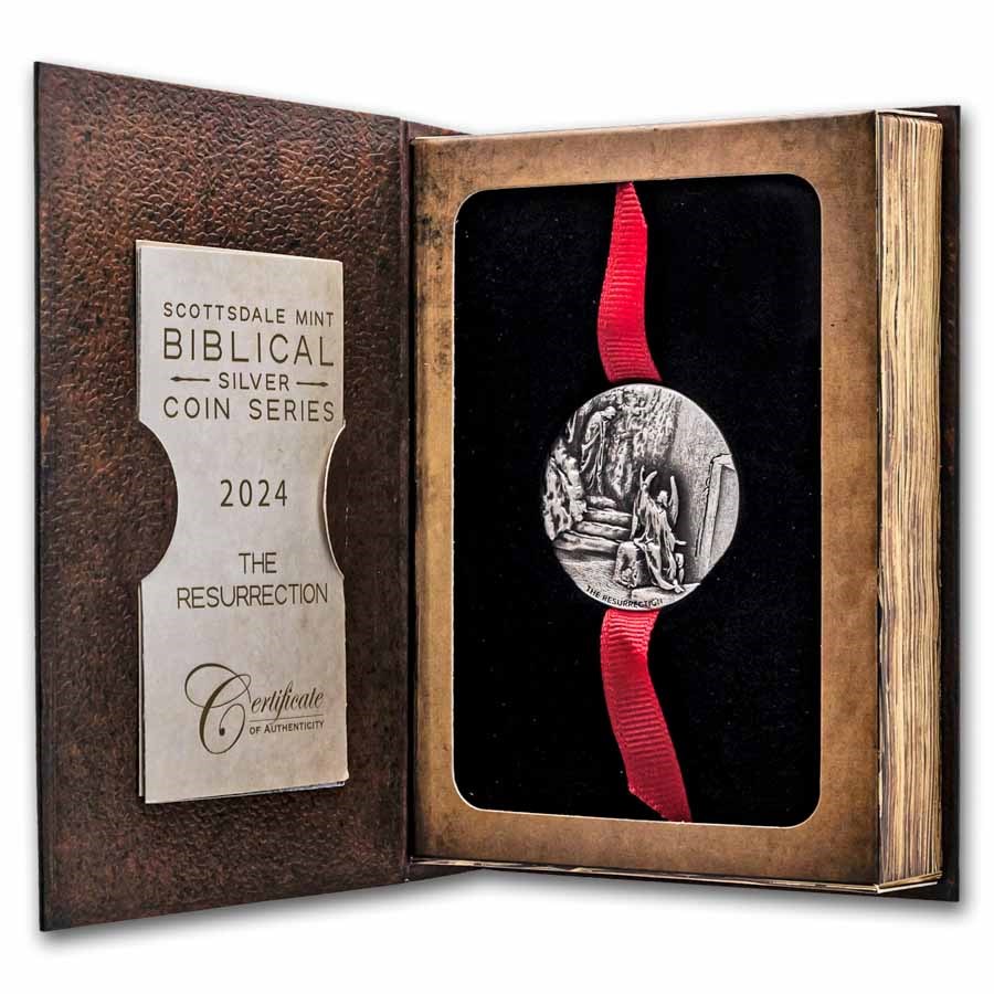 2024 2 oz Silver Coin - Biblical Series (The Resurrection)
