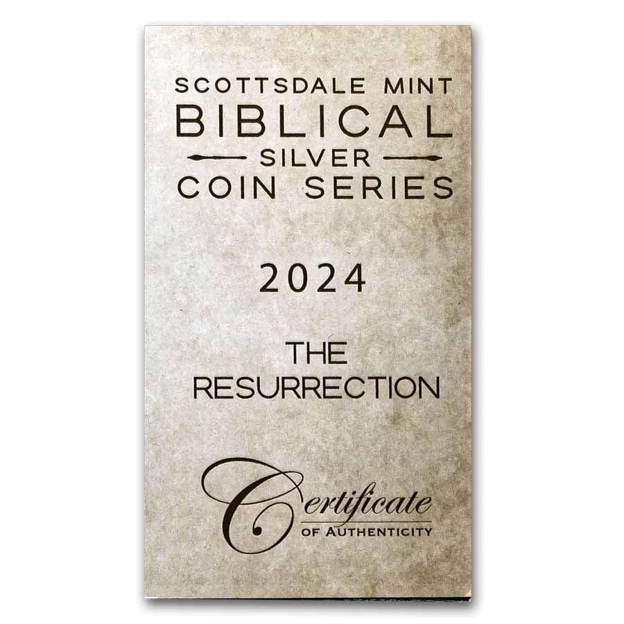 2024 2 oz Silver Coin - Biblical Series (The Resurrection)