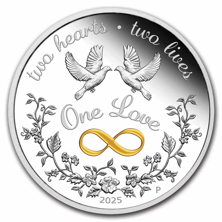 2025 Australia 1 oz Silver One Love Proof