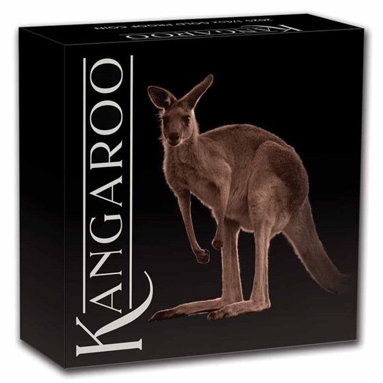 2025 Australia 1/4 oz Gold Kangaroo Proof (Box &amp; COA)