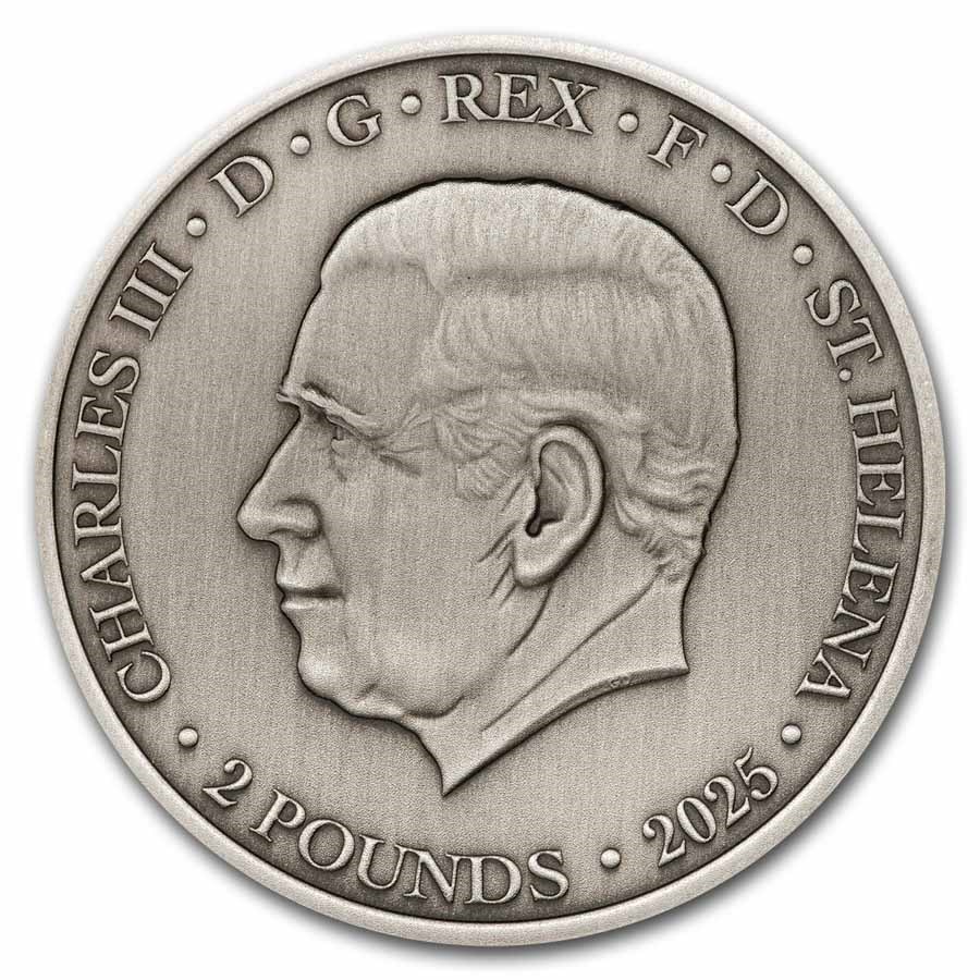 2025 St. Helena 2 oz Silver Paul Revere Midnight Ride Antique UHR
