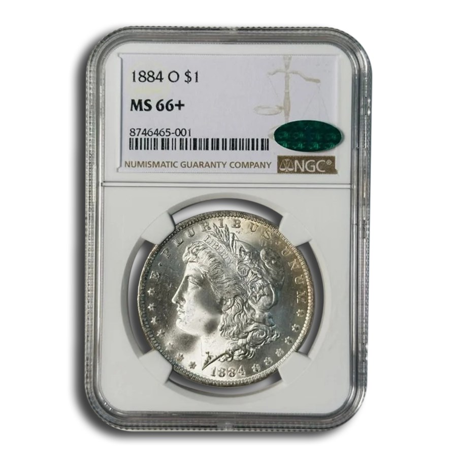 1884-O Morgan Dollar MS-66+ NGC CAC