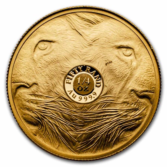2025 South Africa 2-Coin Gold Big Five Lion Proof Set