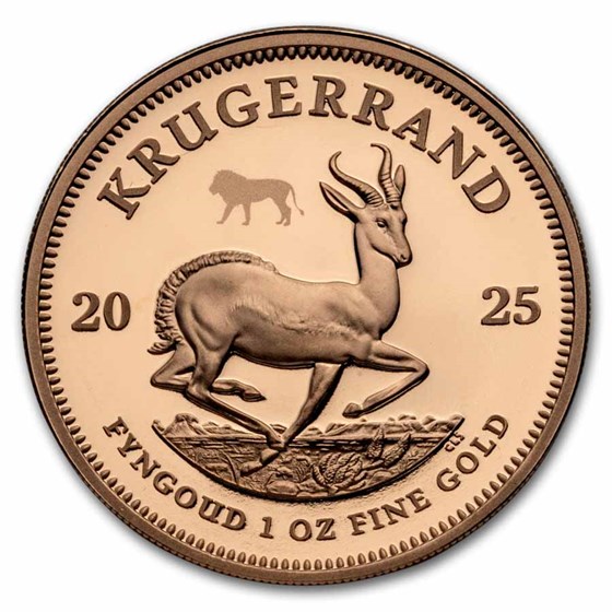2025 South Africa 2-Coin Gold Krugerrand &amp; Lion Proof Set