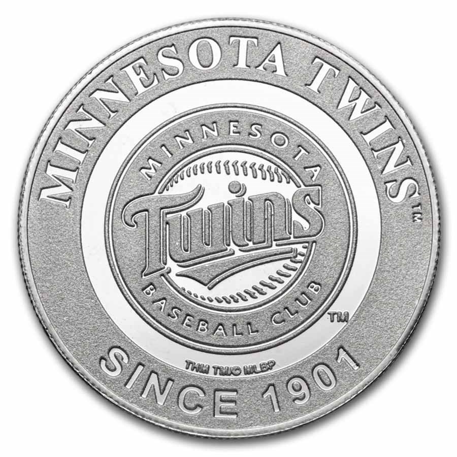 MLB Minnesota Twins 1 oz Silver Round