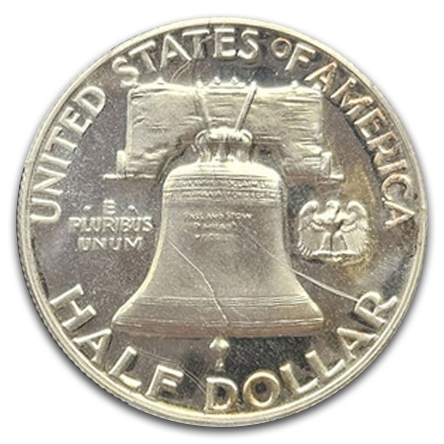 1954 Franklin Half Dollar PR-65 Cameo PCGS