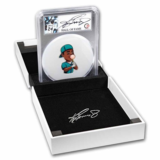 PAMP 1 oz Silver Ken Griffey Jr. Colorized Coin Mystery Pack