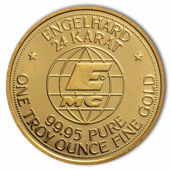 1 oz Gold Round - Engelhard (1977 Prospector)