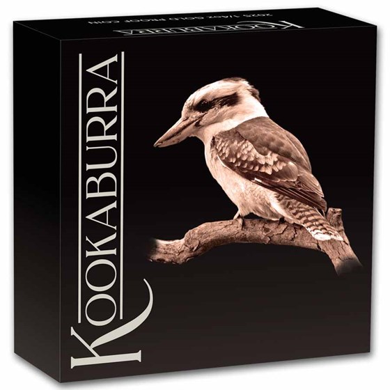 2025-P Australia 2 oz Gold Kookaburra Proof (High Relief)
