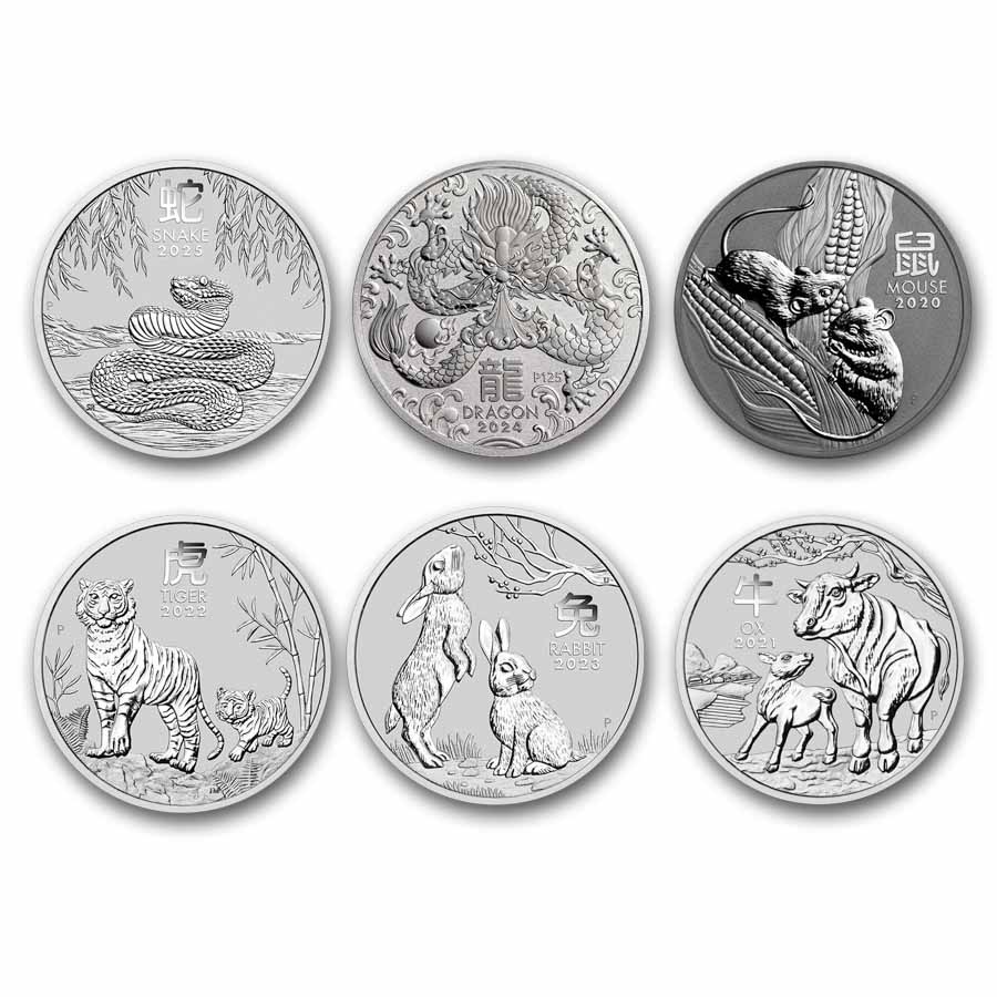 Australia 1 oz Silver Lunar Series III (Random Year) Australia 1 oz Silver Lunar Series III (Random Year)