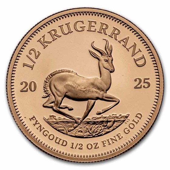 2025 South Africa 5-coin Gold Krugerrand Fractional Proof Set