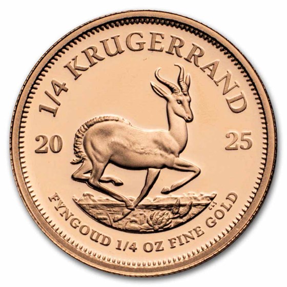 2025 South Africa 5-coin Gold Krugerrand Fractional Proof Set
