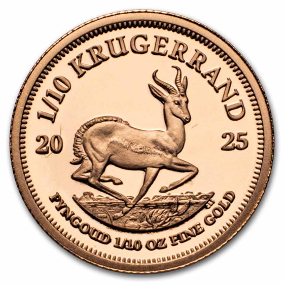 2025 South Africa 5-coin Gold Krugerrand Fractional Proof Set