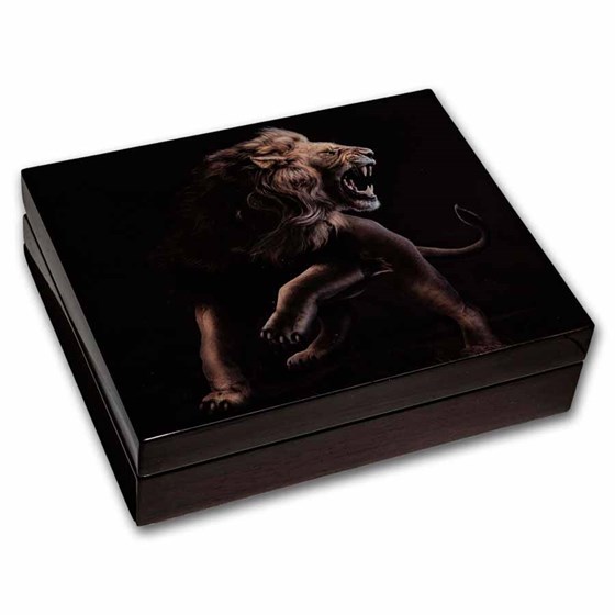 2025 South Africa 5 oz Silver Big Five Lion Proof (w/ Box &amp; COA)