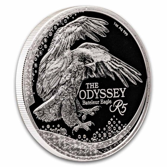 2025 South Africa 1 oz Silver The Odyssey Series: Bateleur Eagle