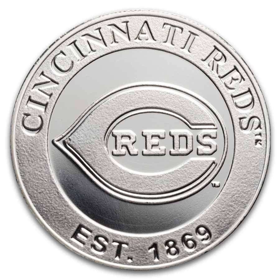 MLB Cincinnati Reds 1 oz Silver Round
