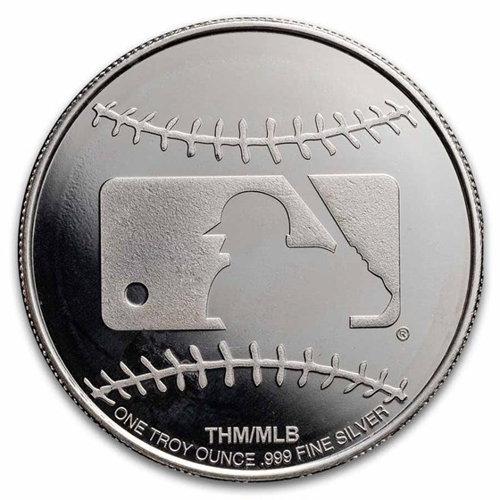 MLB Tampa Bay Rays 1 oz Silver Round
