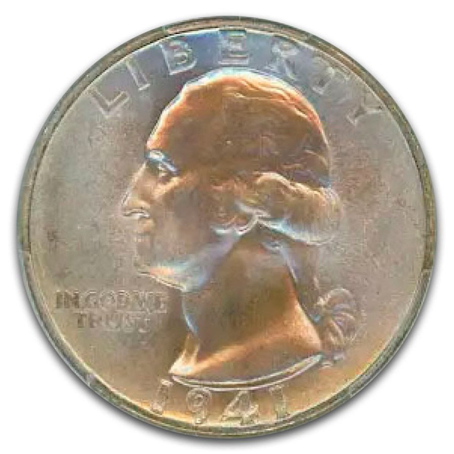 1941 Washington Quarter MS-68 PCGS